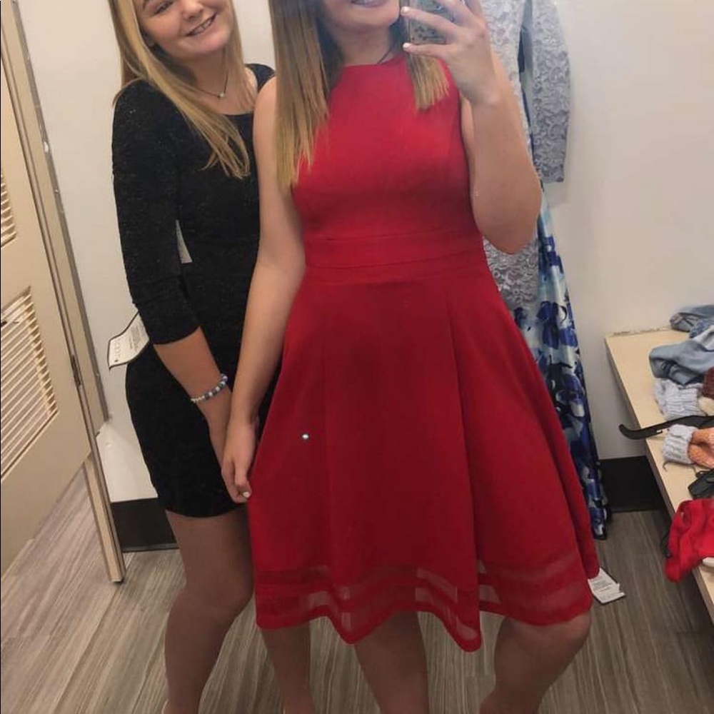 Simple Red Dress
